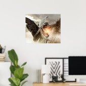 Poster Ange des malchanceux (Bureau à domicile)