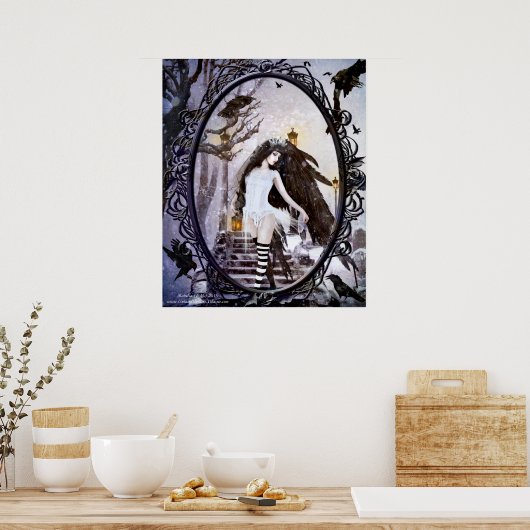 Poster Ange d'hiver (Cuisine)