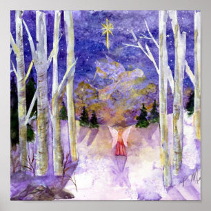 Poster Ange Dove Noël