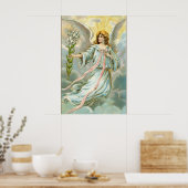 Poster Ange en bleu (Cuisine)