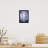 Poster ange en cristal bleu (Cuisine)