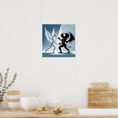 Poster Ange et diable (Cuisine)