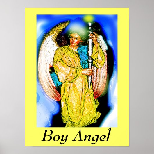 Poster Ange garçon (Devant)
