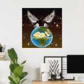 Poster Ange Gardien Africain (Bureau à domicile)