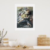 Poster Ange gardien baroque (Cuisine)
