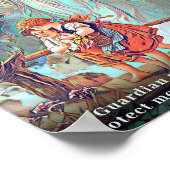 Poster Ange Gardien, Enfants, Pont (Coin)