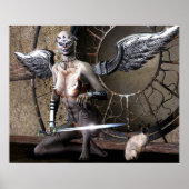 Poster ange gothique (Devant)