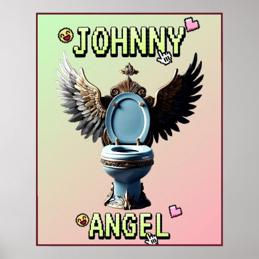POSTER ANGE JOHNNY (Devant)