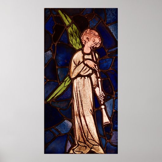 Poster Ange jouant une trompette, c.1280 (Devant)