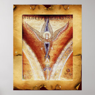 Poster ANGE MOÏQUE, Parchemin Brun