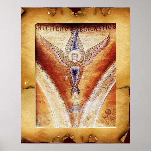 Poster ANGE MOÏQUE, Parchemin Brun (Devant)