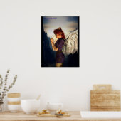 Poster ange priant (Cuisine)