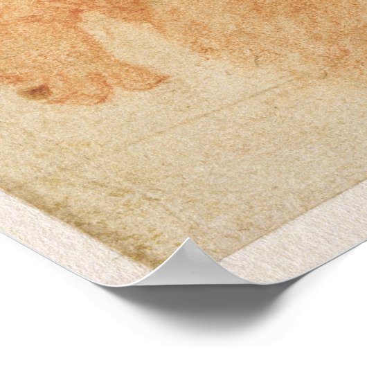 Poster Ange suspendu et esquisse architecturale, c.1600 (Coin)