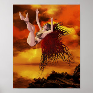Poster ange tombé