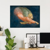 Poster Ange volant (suiveur Giotto) CC1122 Renaissance (Bureau à domicile)
