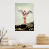 Poster Angel à la plage (Cuisine)