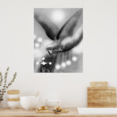 Poster Angel à l'art de nuit (Cuisine)