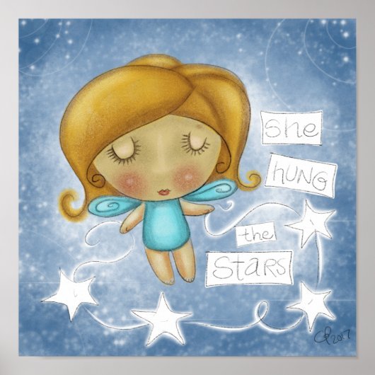 Poster Angel accroche les étoiles (Devant)