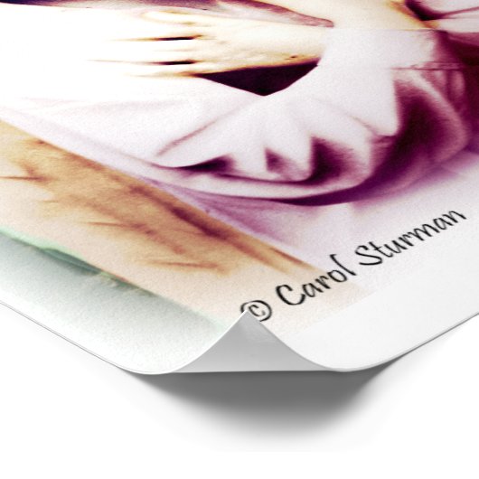 Poster Angel avec devis Michelangelo Imprimer (Coin)