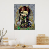 Poster Angel avec Emeralds ART IMPRIMER gros oeil ange (Cuisine)