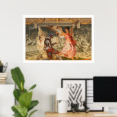 Poster Angel avec Rosaire (Bureau à domicile)