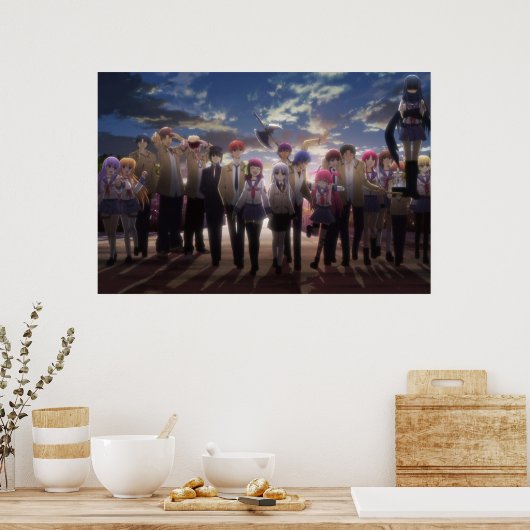 Poster Angel Beats Caractères Angel Beats (Cuisine)