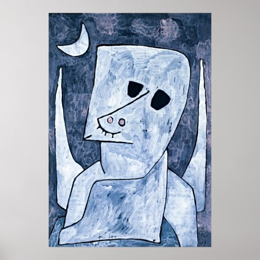 Poster Angel Candidat par Paul Klee - Retro Revival (Devant)