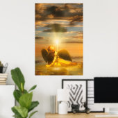 Poster Angel Child LIGHT (Bureau à domicile)