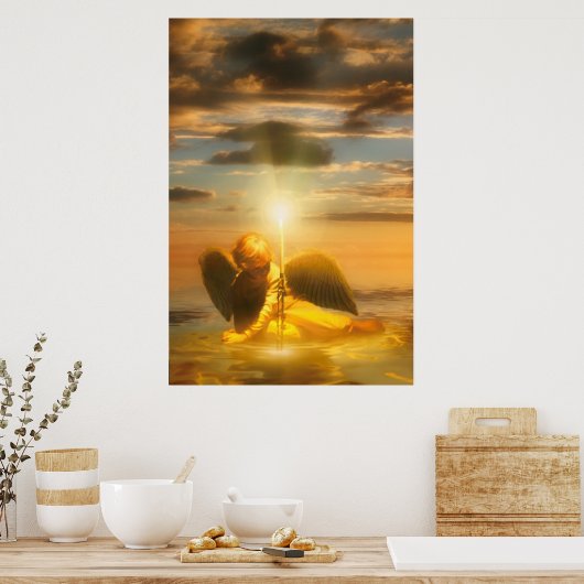 Poster Angel Child LIGHT (Cuisine)