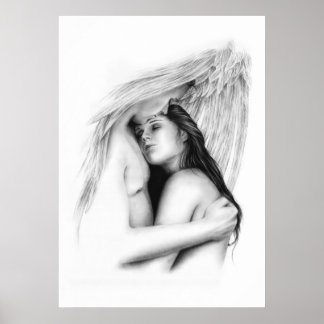 Poster Angel Couple Soulmate Amour