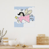Poster Angel dans les nuages 3 Dimensions (Cuisine)
