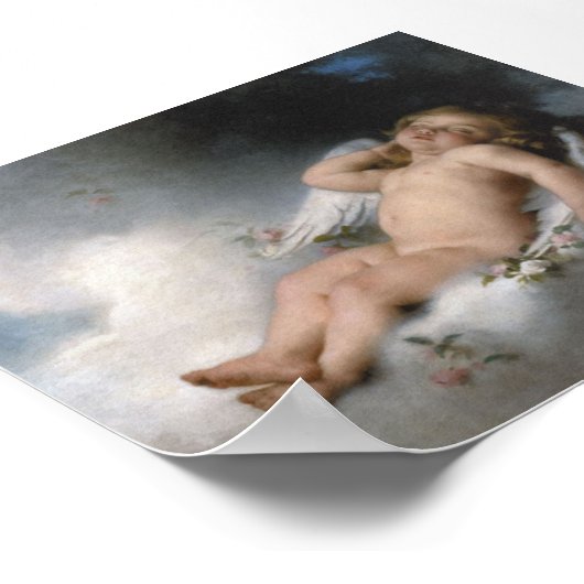 Poster Angel de couchage par Leon Jean Basile-Perraul Imp (Coin)