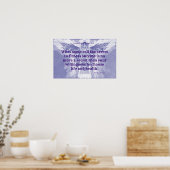 Poster Angel de fitness violet ! (Cuisine)