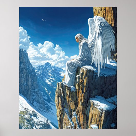 Poster Angel de montagne (Devant)