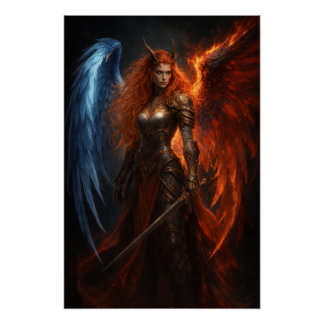 Poster Angel & Demon – Guardian of Light and Fire 