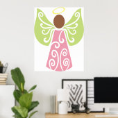 Poster Angel En Rose (Bureau à domicile)