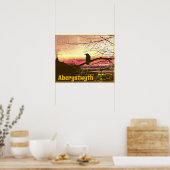 Poster Angel et Corbeau d'Aberystwyth au coucher du solei (Cuisine)