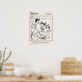 Poster Angel Face's Hamburger Commander bande dessinée Vi (Cuisine)