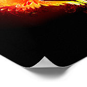 Poster Angel Fire Heart with Wings (Coin)