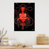 Poster Angel foncé (Cuisine)