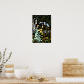 Poster Angel Jouer La Lute Par Aubrey Beardsley (Cuisine)