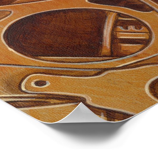 Poster Angel mécanique I steampunk fairk Art Imprimer (Coin)