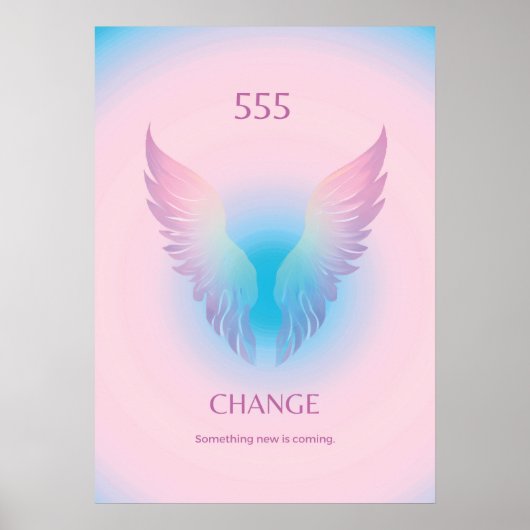 Poster Angel Numéro Aura 555 Modifier (Devant)