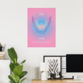 Poster Angel Numéro Aura 777 Chuck (Bureau à domicile)