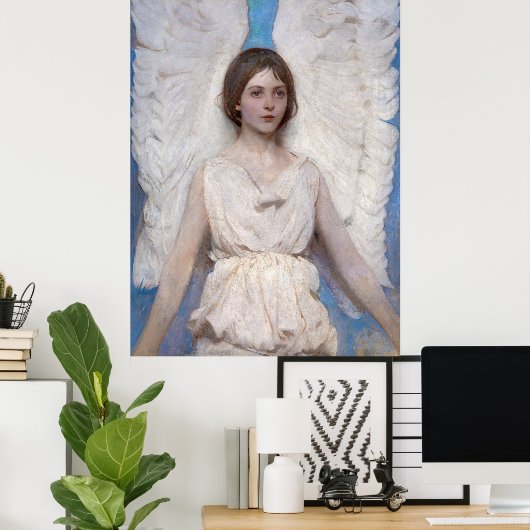 Poster Angel par Abbott Handerson Thayer (Bureau à domicile)