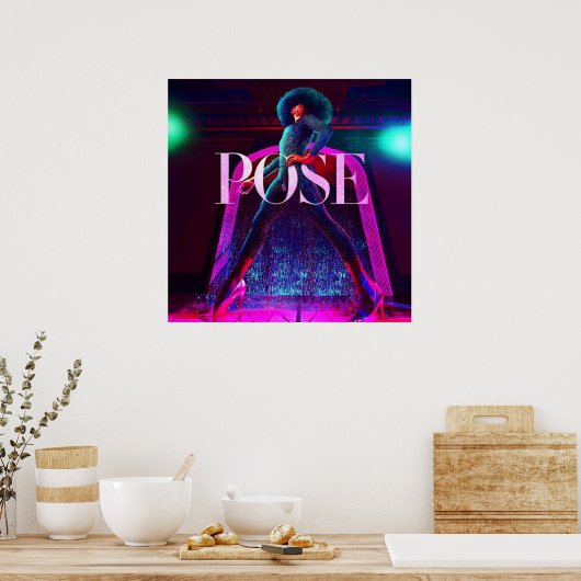 Poster Angel Pose (Cuisine)