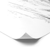 Poster Angel pour vous surveiller Black White Wings Citat (Coin)