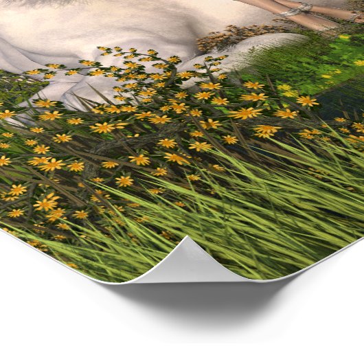 Poster Angel Princesse & Unicorne (Coin)