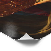 Poster Angel tenant le bateau et la serviette (Coin)