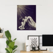 Poster Angel tombé - Ébauche 2 (Bureau à domicile)